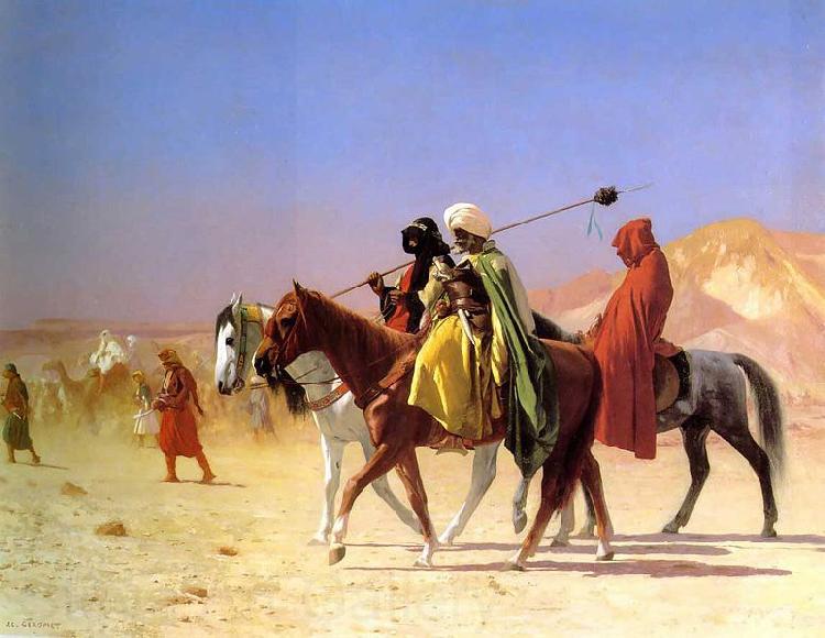 Jean-Leon Gerome Arabs Crossing the Desert Spain oil painting art